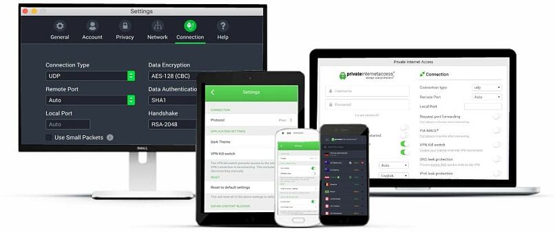 Private Internet Access aplicativo